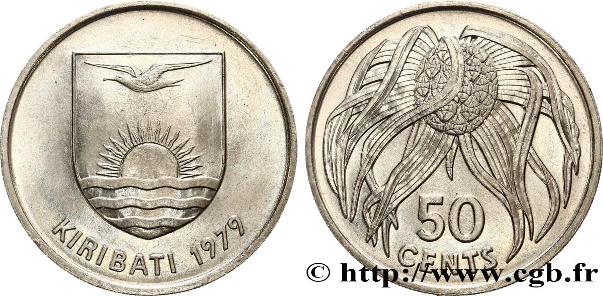 KIRIBATI 50 Cents 1979  MS 
