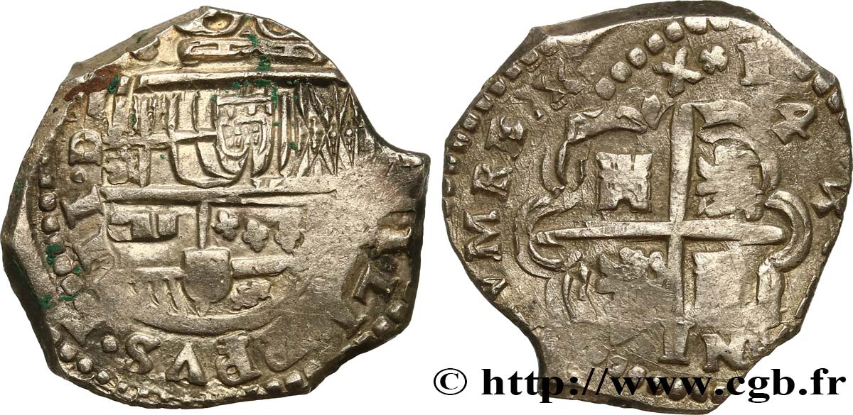 ESPAGNE - ROYAUME D ESPAGNE - PHILIPPE IV 4 Reales 1644 Inderterminé TTB+ 