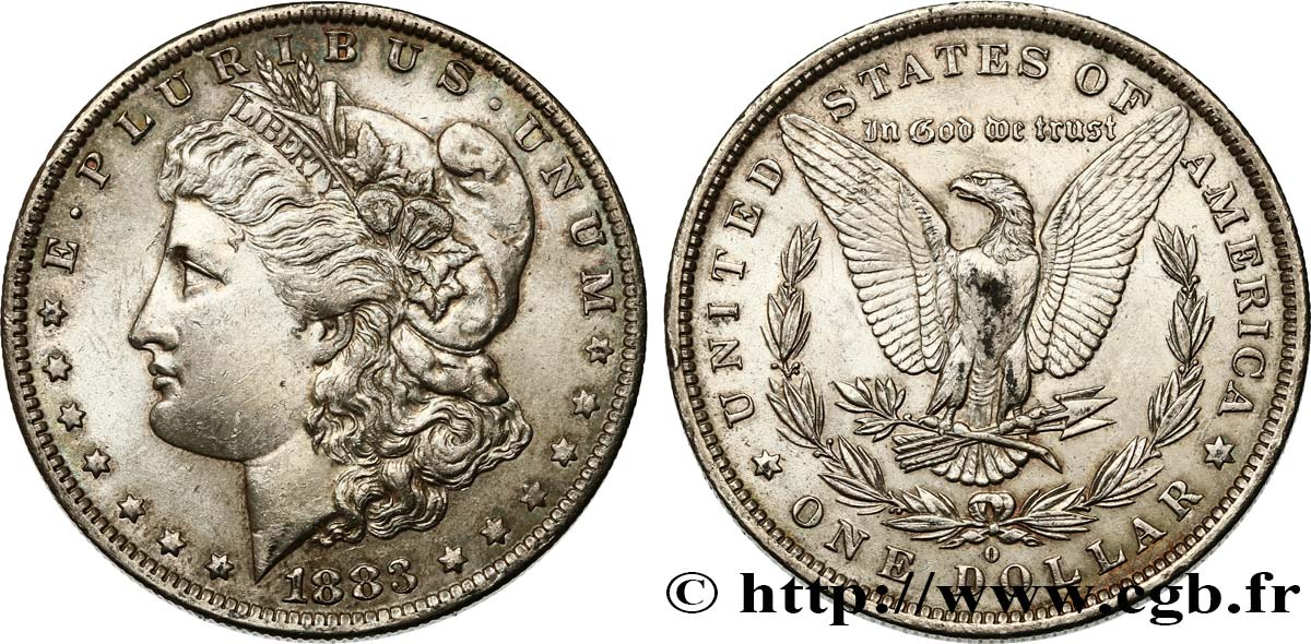 STATI UNITI D AMERICA 1 Dollar Morgan 1883 Nouvelle-Orléans SPL 