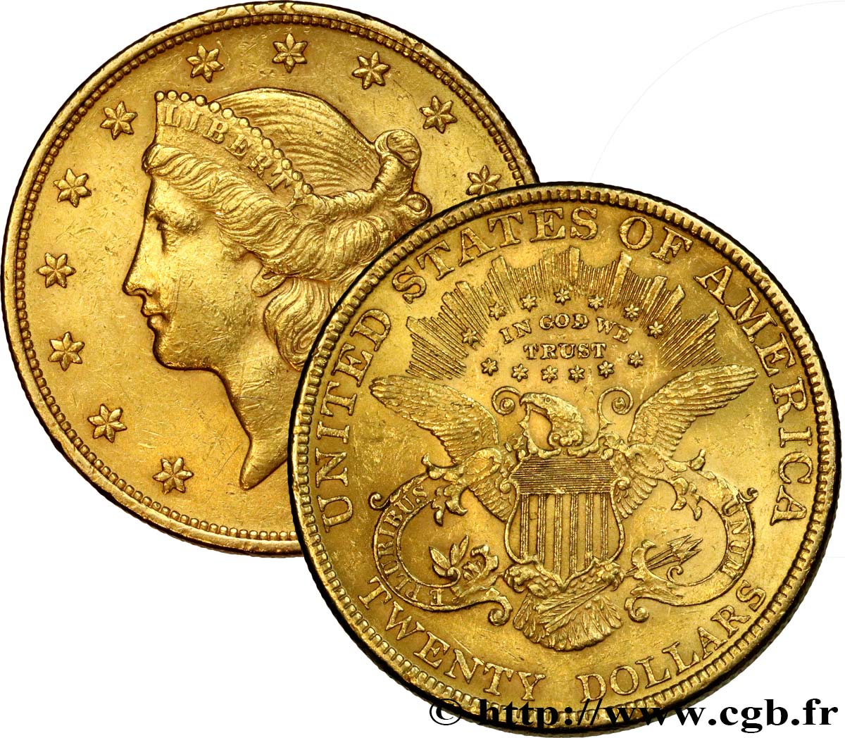 UNITED STATES OF AMERICA 20 Dollars  Liberty  1899 Philadelphie AU 