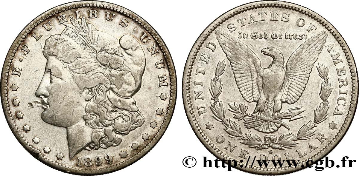 STATI UNITI D AMERICA 1 Dollar Morgan 1899 Nouvelle-Orléans MB/q.BB 