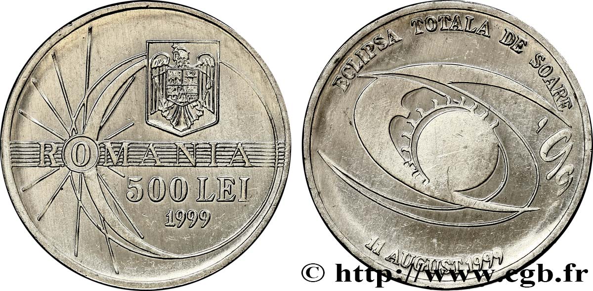 500 lei 1999 Eclipse - Romanian Coins