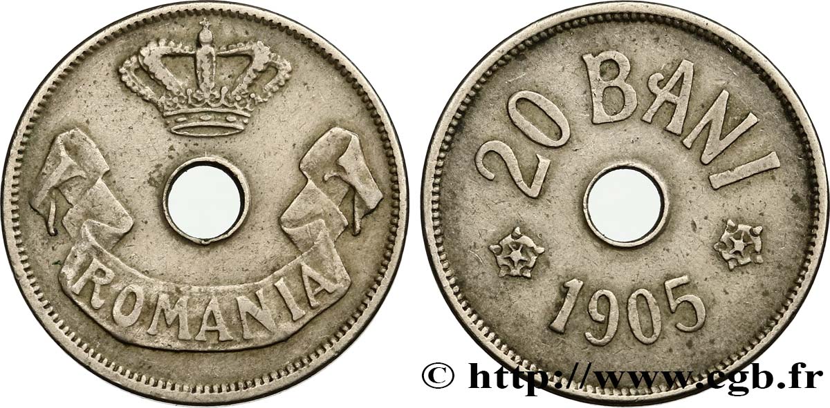 ROUMANIE 20 Bani 1905  SUP 