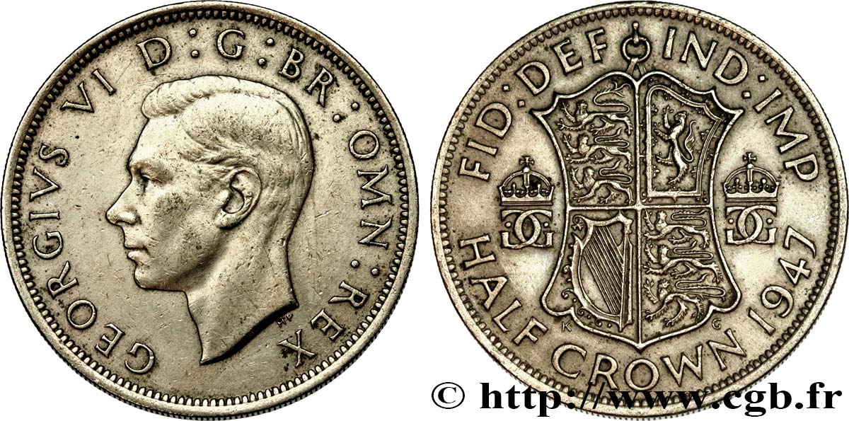 UNITED KINGDOM Crown Georges VI 1947 fwo_476195 coins