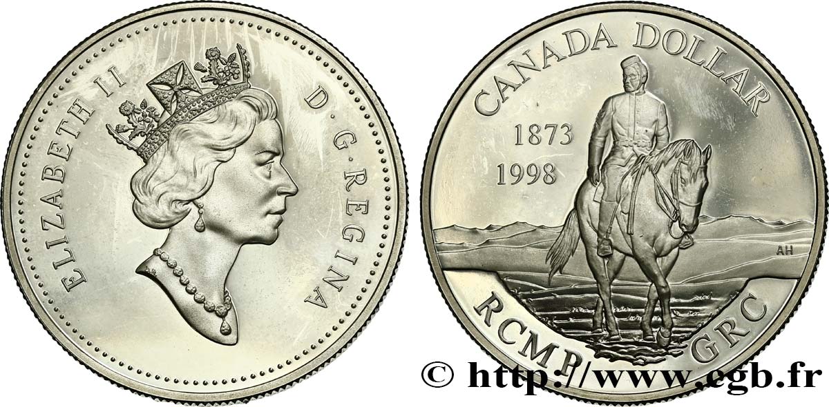 CANADA 1 Dollar Proof Police montée 1998  SPL 