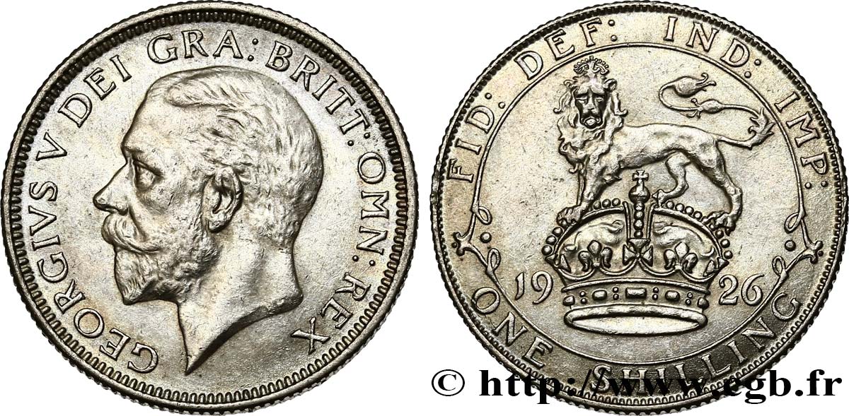 ROYAUME-UNI 1 Shilling Georges V 1926 Londres SUP 