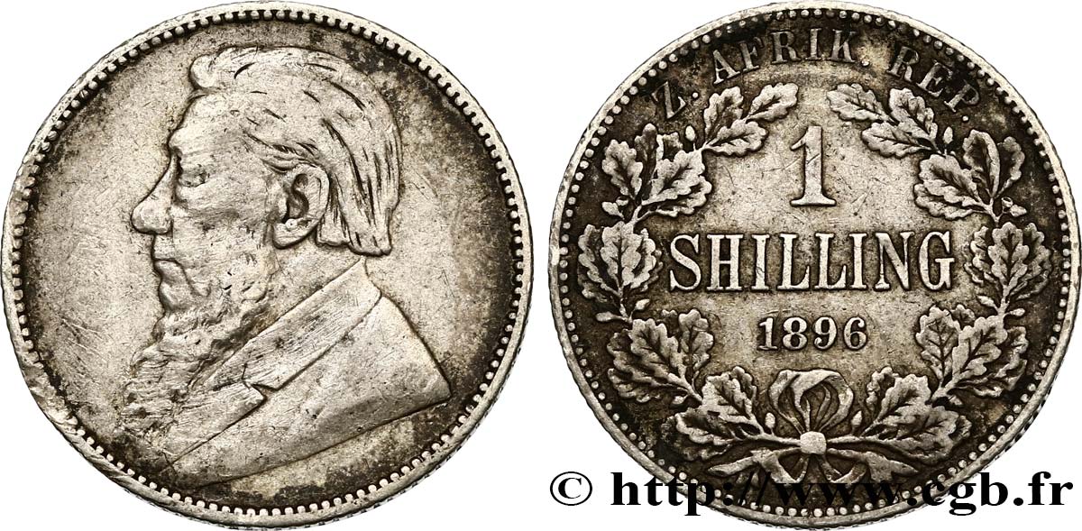 SUDAFRICA 1 Shilling Kruger 1896  BB 