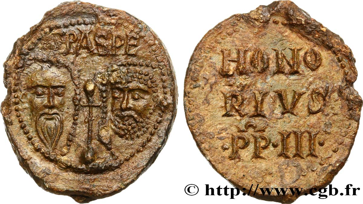 PAPAL STATES - HONORÉ III Bulle n.d. Rome EBC 