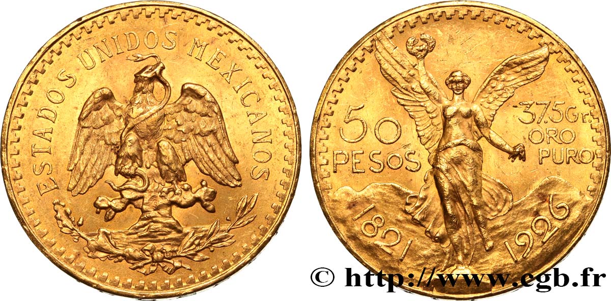 MEXIKO 50 Pesos or 1926 Mexico fST 
