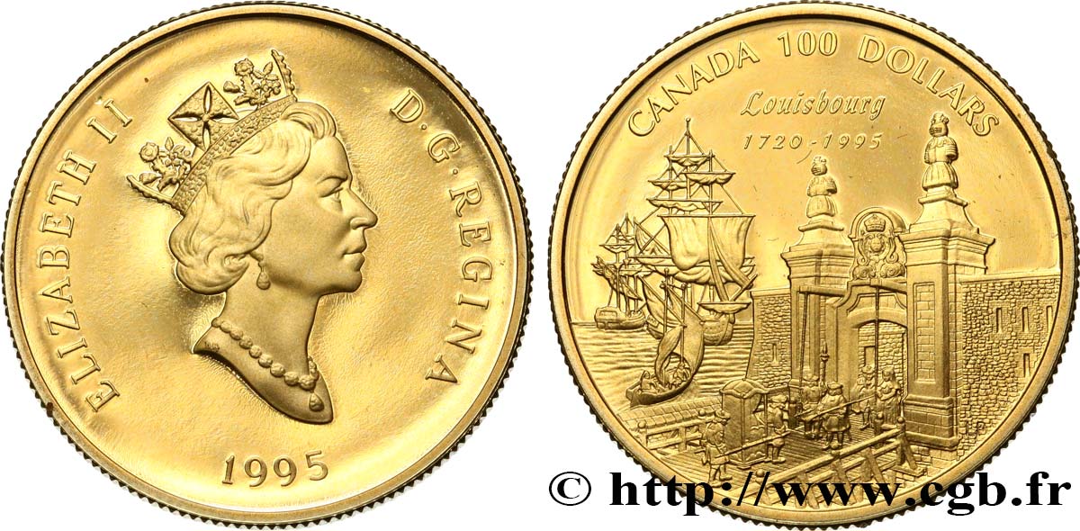 CANADA 100 Dollars Louisbourg 1995  SPL 