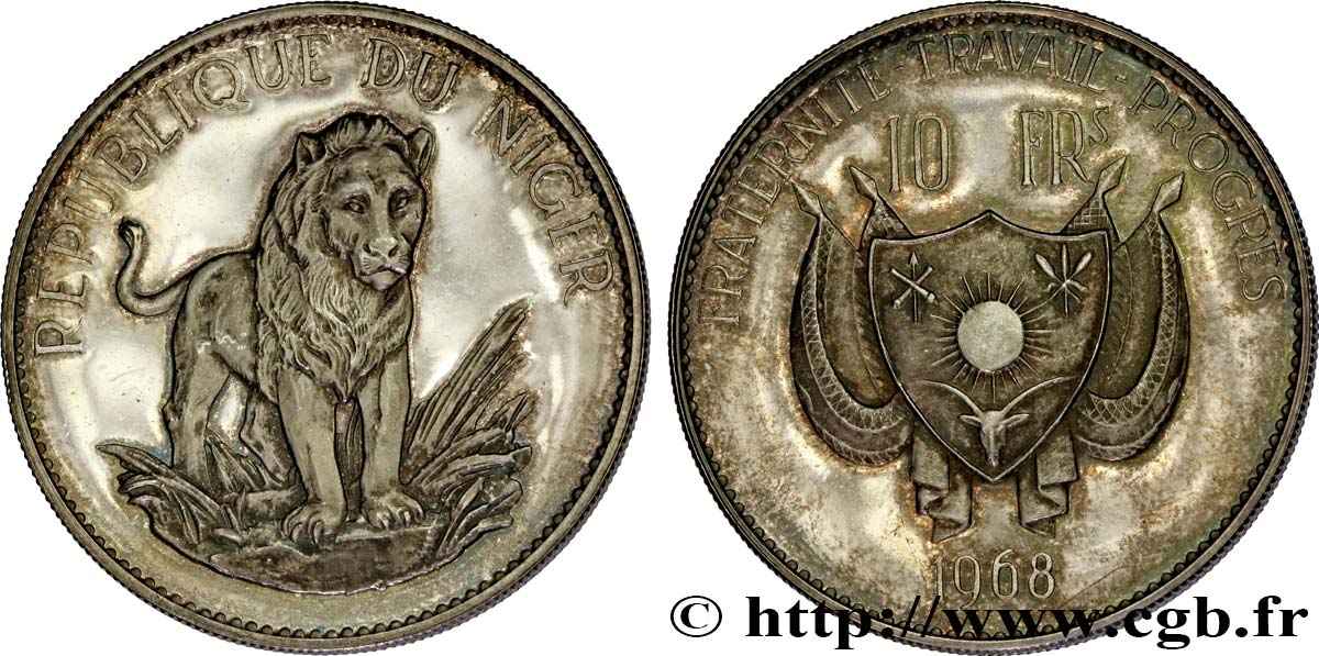 NIGER 10 Francs 1968  SC 
