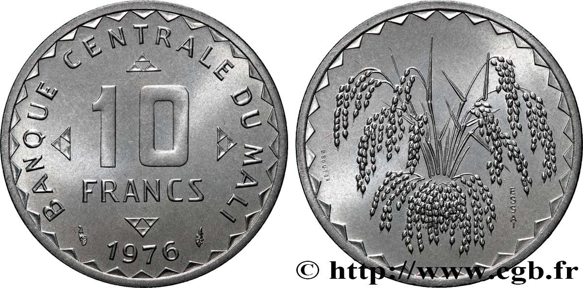 MALI Essai de 10 Francs 1976 Paris MS 