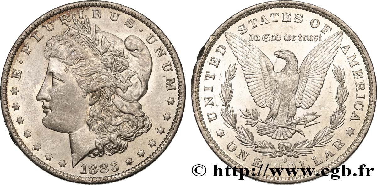STATI UNITI D AMERICA 1 Dollar Morgan 1883 Nouvelle-Orléans MS 