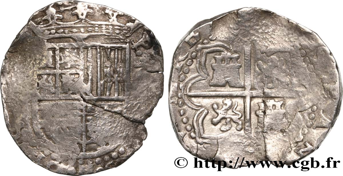 AMÉRIQUE ESPAGNOLE - ROYAUME D ESPAGNE - PHILIPPE III 4 Reales n.d. Indéterminé TB+ 