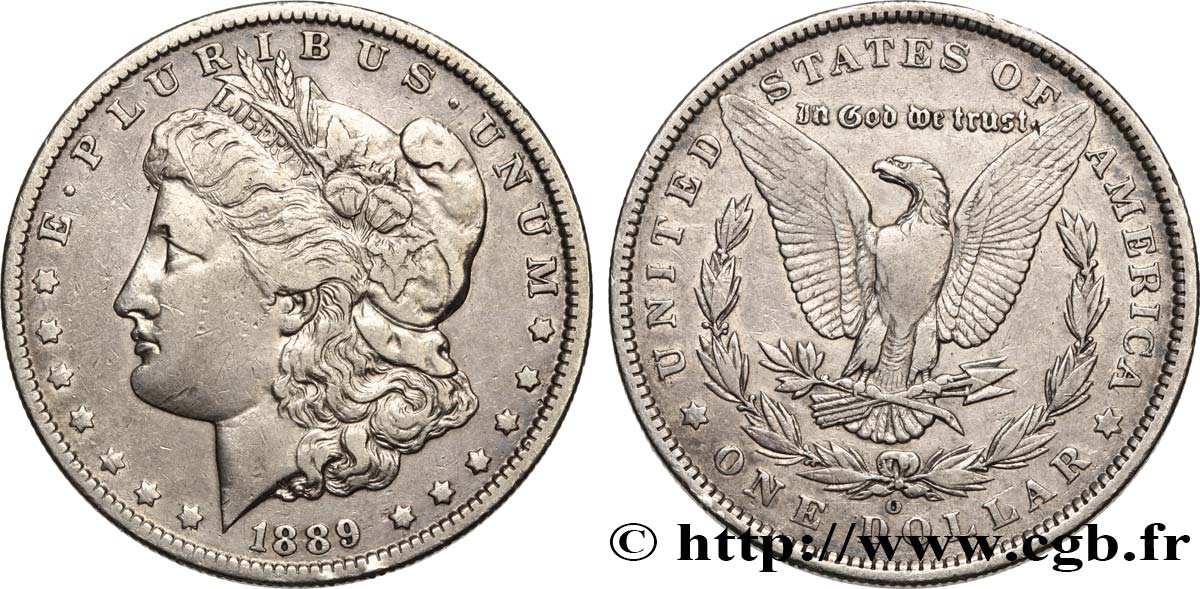 ESTADOS UNIDOS DE AMÉRICA 1 Dollar Morgan 1889 Nouvelle-Orléans - O BC+ 