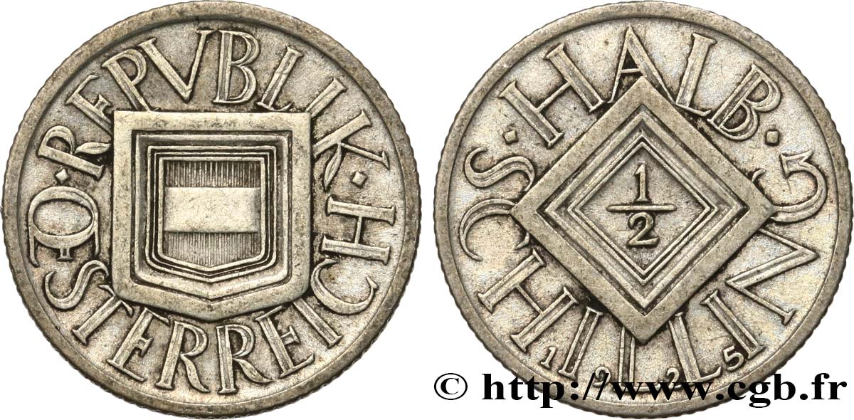 AUSTRIA 1/2 Schilling 1925 fwo_526816 World coins