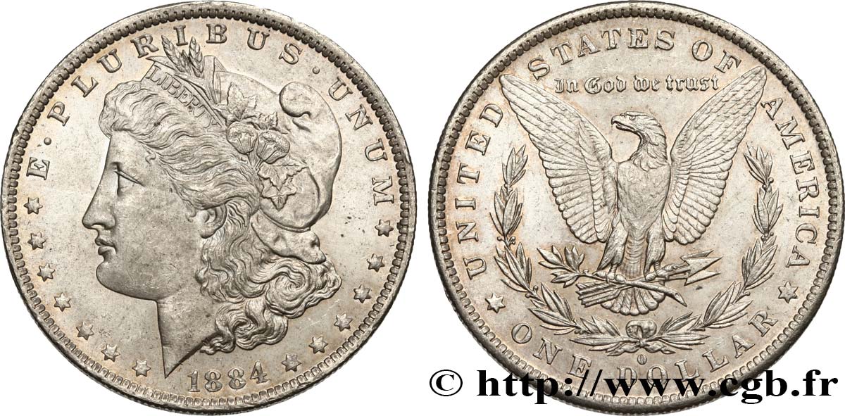 UNITED STATES OF AMERICA 1 Dollar Morgan 1884 Nouvelle-Orléans MS 
