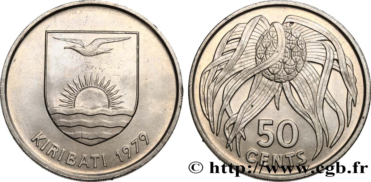 KIRIBATI 50 Cents 1979  SC 