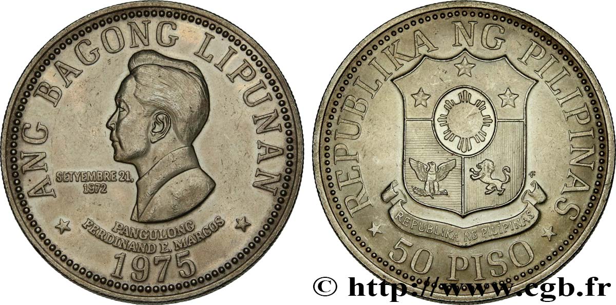 1975 PHILIPPINES outlet 50 Piso Spec Unc