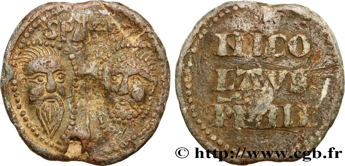 PAPAL STATES - NICHOLAS IV Bulle n.d. Rome VF 