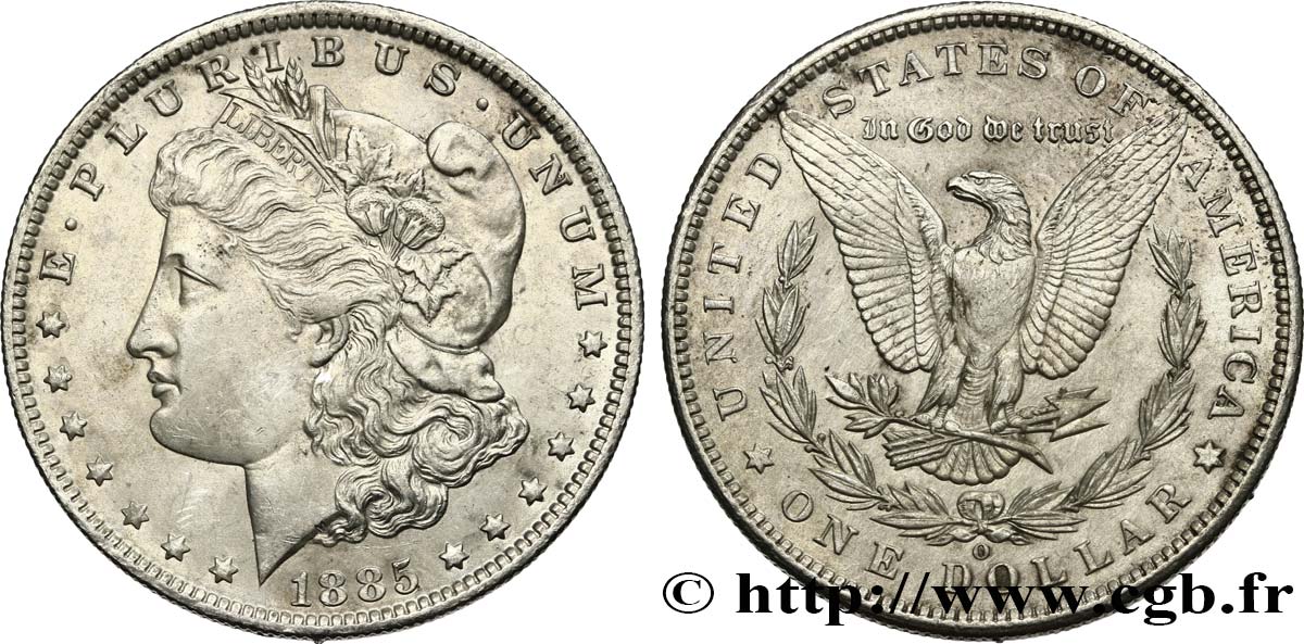 ÉTATS-UNIS D AMÉRIQUE 1 Dollar Morgan 1885 Nouvelle-Orléans SUP 