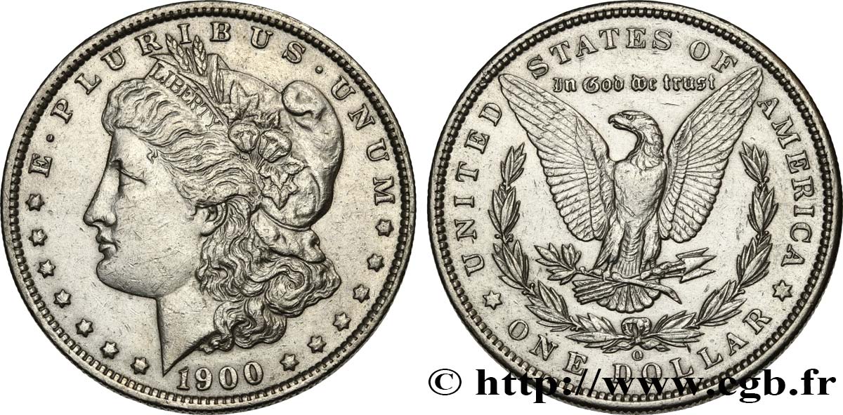 STATI UNITI D AMERICA 1 Dollar Morgan 1900 Nouvelle-Orléans BB 