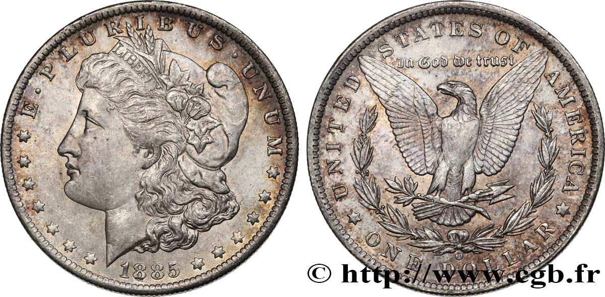 ÉTATS-UNIS D AMÉRIQUE 1 Dollar Morgan 1885 Nouvelle-Orléans SPL 