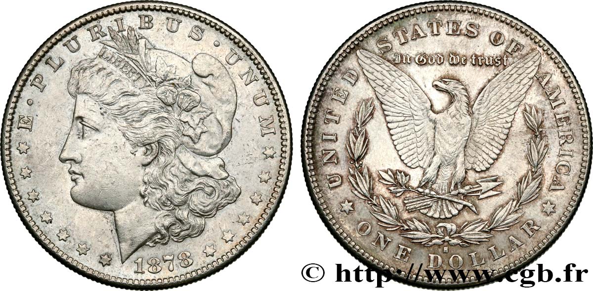 STATI UNITI D AMERICA 1 Dollar Morgan 1878 San Francisco - S MS 