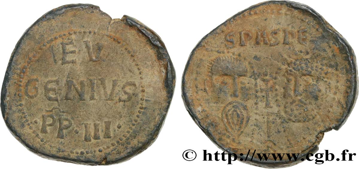 ITALY - PAPAL STATES - EUGEN IV (Bernardo Paganelli di Montemagno) Bulle papale N.D.  XF 