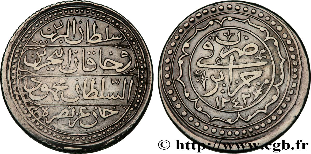 ARGELIA 1 Boudjou AH 1242 1826 Alger MBC+ 