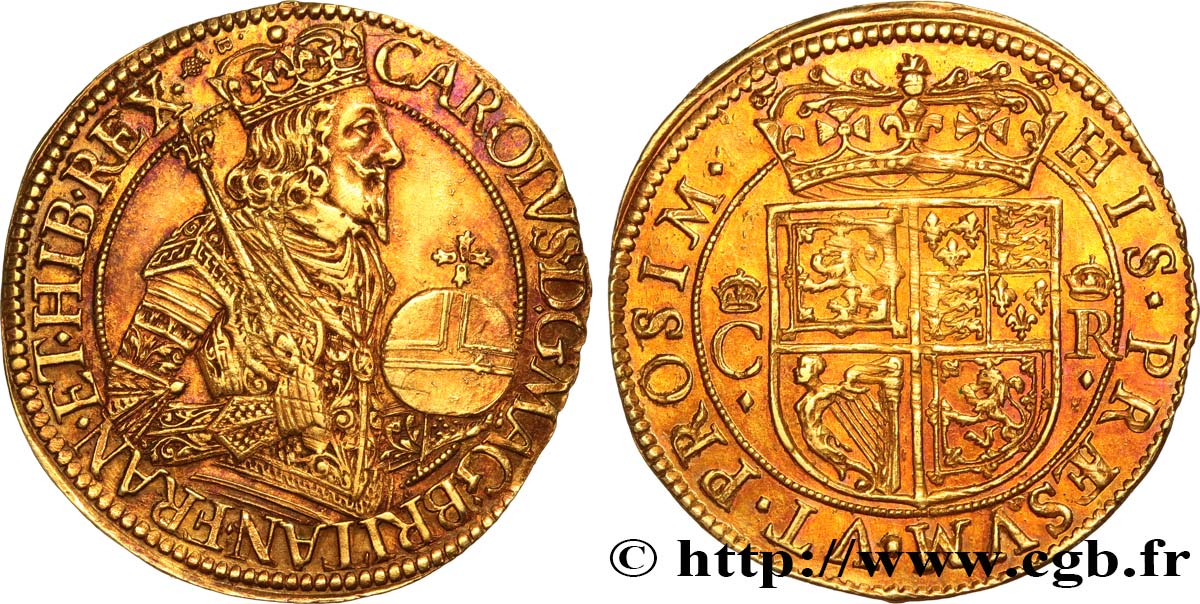 SCOTLAND - CHARLES I OF ENGLAND Unité n.d. Édimbourg XF 