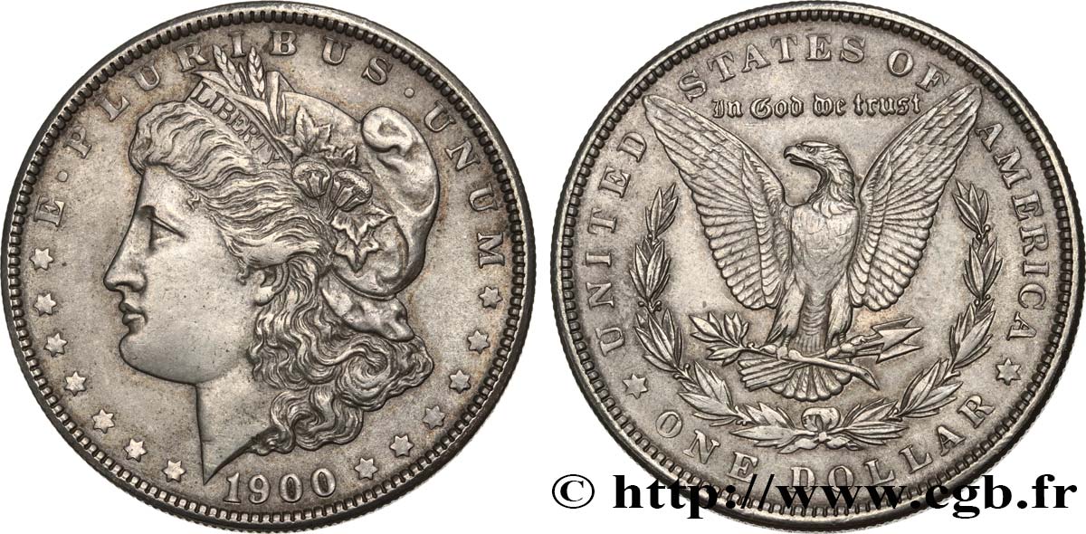 UNITED STATES OF AMERICA 1 Dollar Morgan 1900 Philadelphie AU 