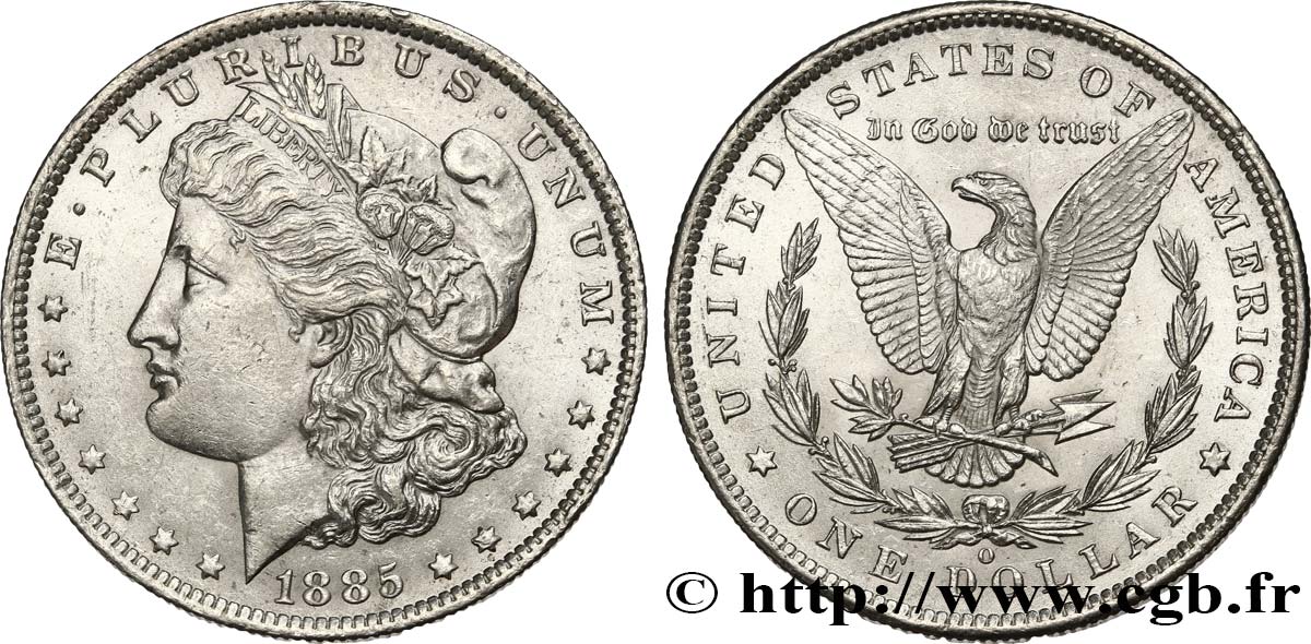 UNITED STATES OF AMERICA 1 Dollar Morgan 1885 Nouvelle-Orléans AU 