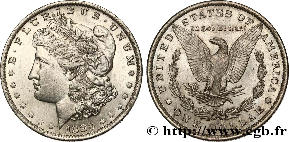 ESTADOS UNIDOS DE AMÉRICA 1 Dollar Morgan 1883 Nouvelle-Orléans SC 