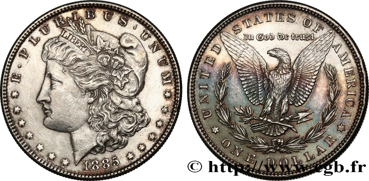 ESTADOS UNIDOS DE AMÉRICA 1 Dollar type Morgan 1885 Philadelphie SC 