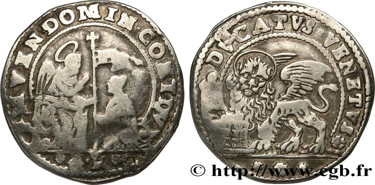 ITALIA - VENECIA 1 Ducat Domenico Contarini n.d. Venise BC+ 