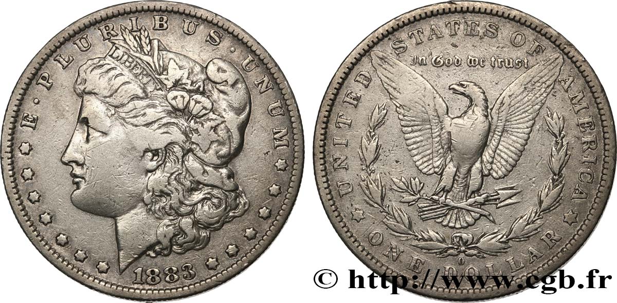 ESTADOS UNIDOS DE AMÉRICA 1 Dollar type Morgan 1883 Nouvelle-Orléans MBC 