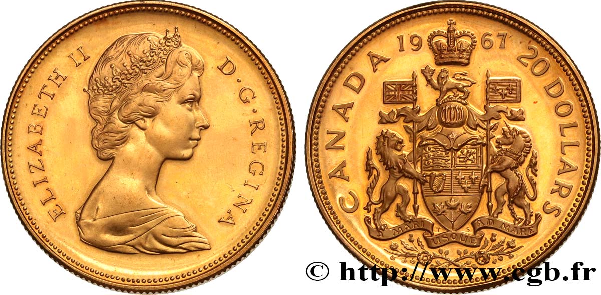 CANADA 20 Dollars 1967  MS 