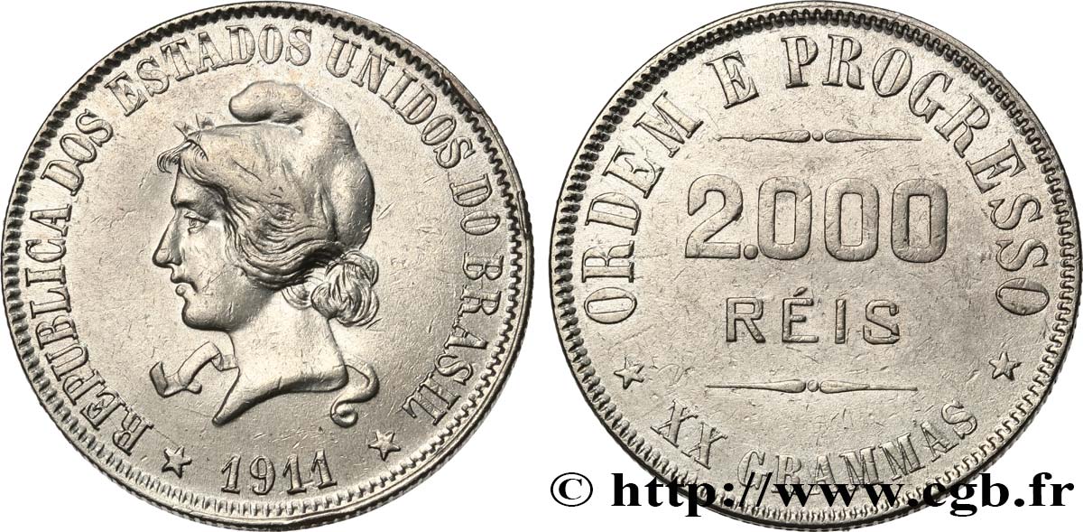 BRASILE 2000 Reis 1911  BB 