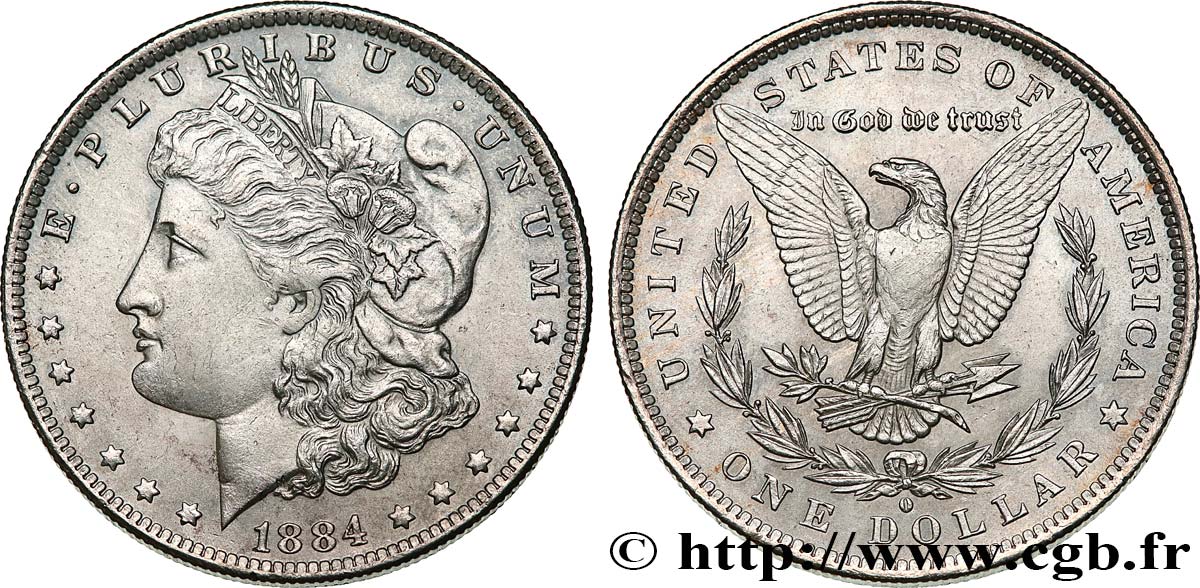 VEREINIGTE STAATEN VON AMERIKA 1 Dollar Morgan 1884 Nouvelle-Orléans fVZ 