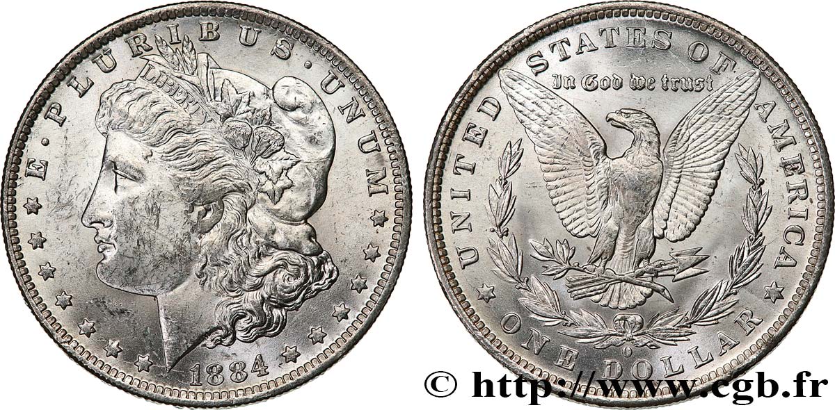 VEREINIGTE STAATEN VON AMERIKA 1 Dollar Morgan 1884 Nouvelle-Orléans fST 