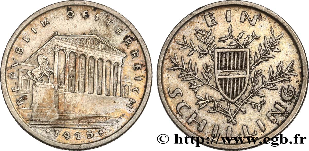 AUSTRIA 1 Schilling 1925  XF 