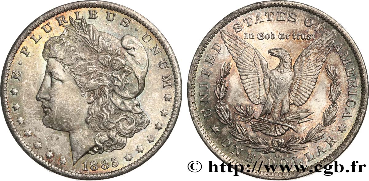 ESTADOS UNIDOS DE AMÉRICA 1 Dollar Morgan 1885 Nouvelle-Orléans SC 