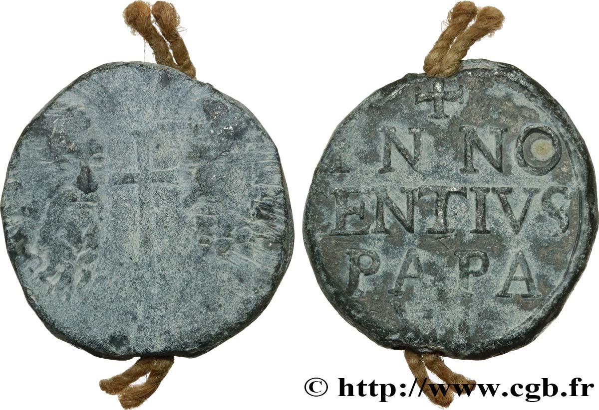 ITALIA - ESTADOS PONTIFICOS - INOCENCIO XI (Benedetto Odescalchi) Bulle papale n.d. Rome BC+ 