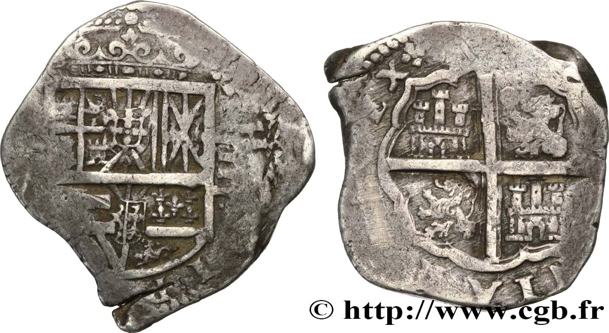 AMÉRIQUE ESPAGNOLE - ROYAUME D ESPAGNE - PHILIPPE III 4 Reales n.d. Indéterminé VF 