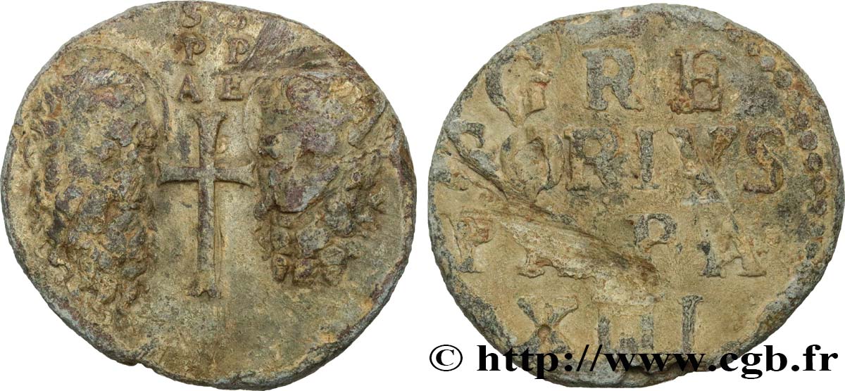 ITALY - PAPAL STATES - GREGORY XIII (Ugo Boncompagni) Bulle papale n.d.  VF 