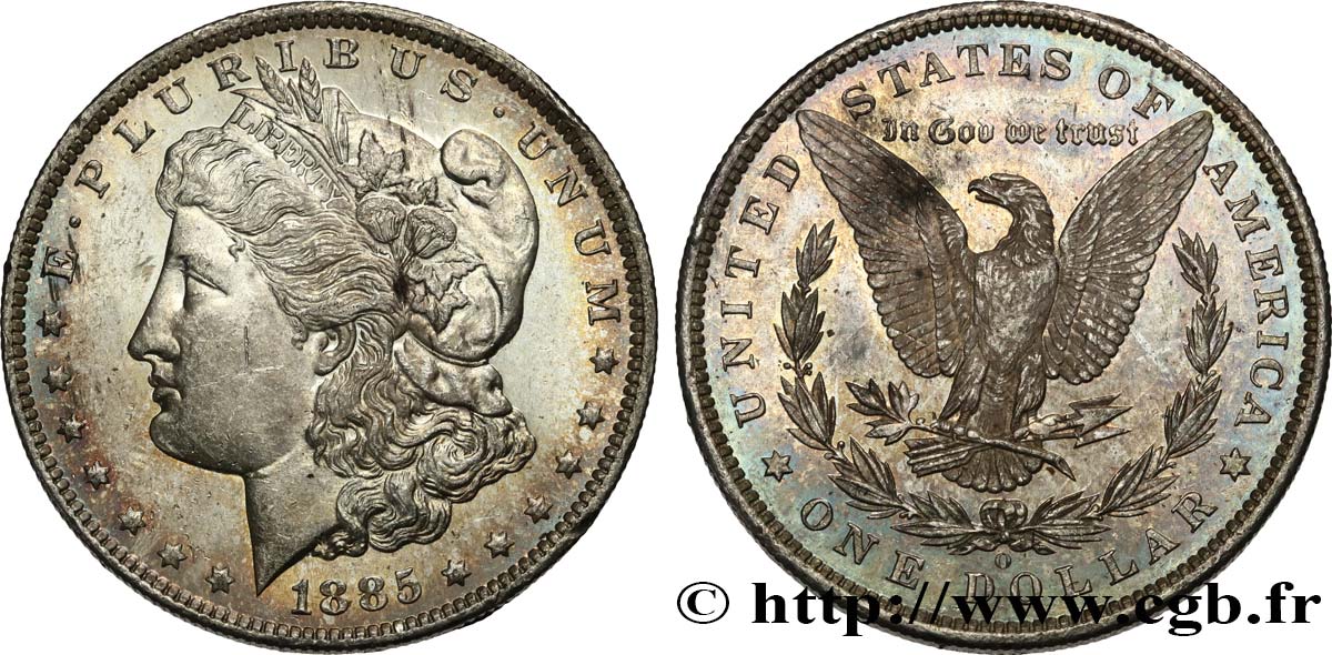 STATI UNITI D AMERICA 1 Dollar Morgan 1885 Nouvelle-Orléans MS 