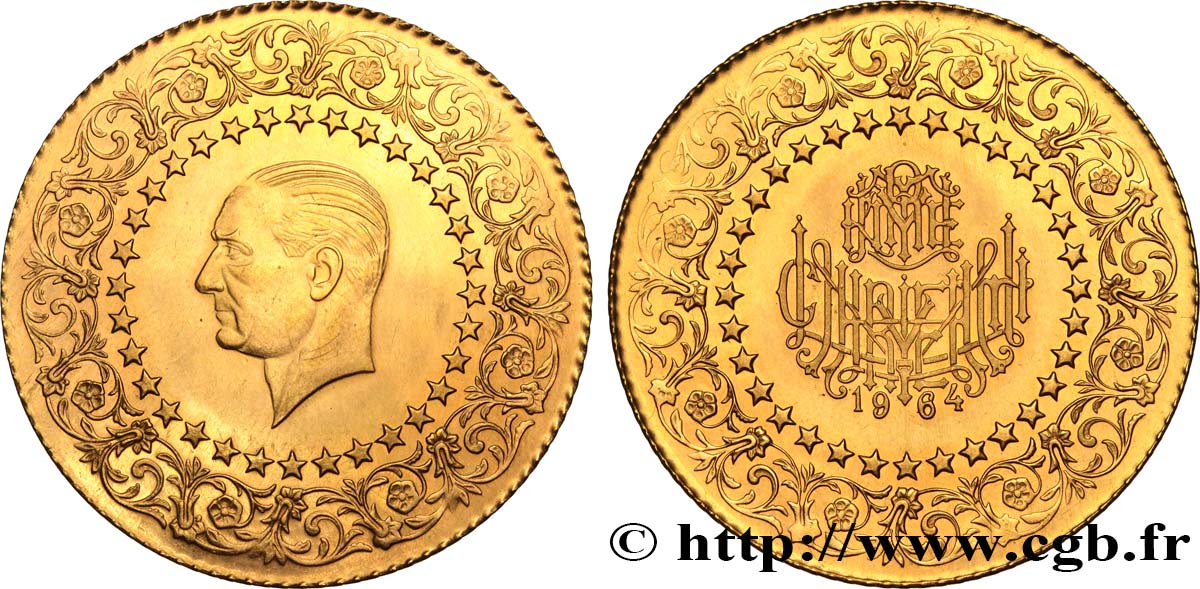TÜRKEI 250 Kurush Mustafa Kemal Atatürk série des  monnaies de luxe 1964  fST 