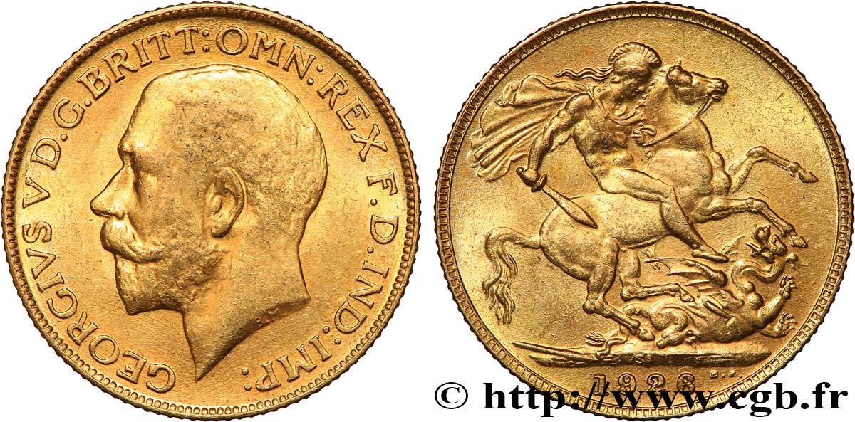INVESTMENT GOLD 1 Souverain Georges V 1926 Afrique du Sud fVZ 