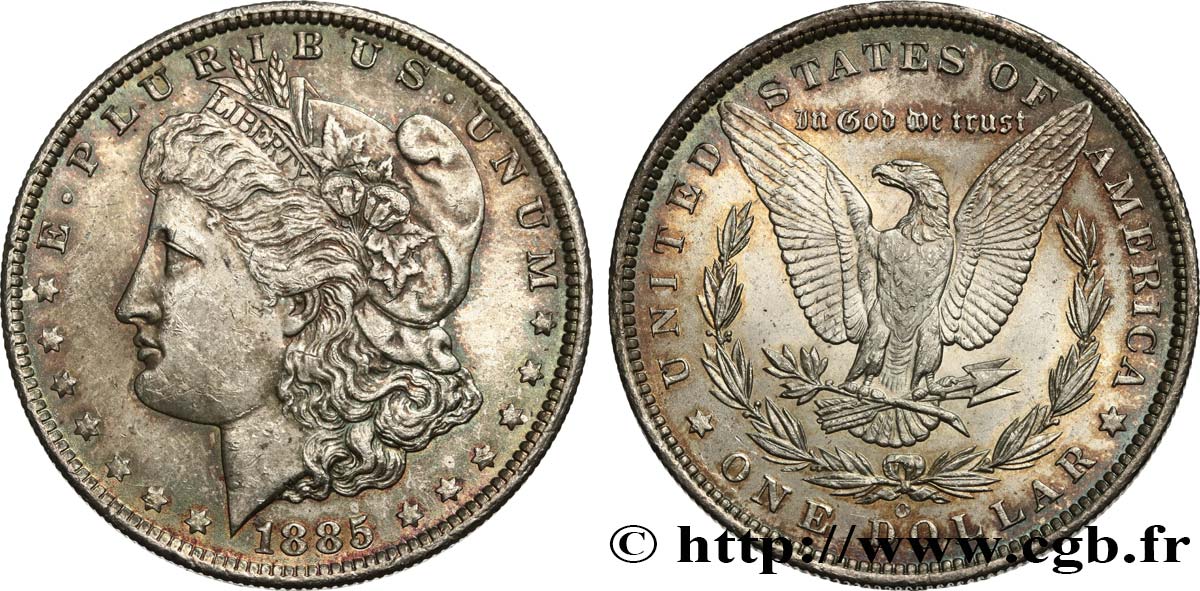 STATI UNITI D AMERICA 1 Dollar Morgan 1885 Nouvelle-Orléans SPL 